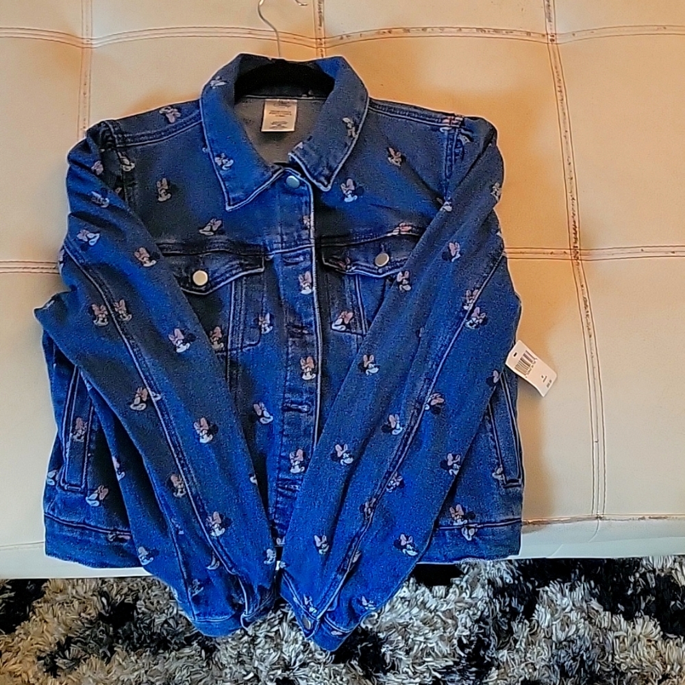 Disney, Minnie mouse demin jacket, size medium
